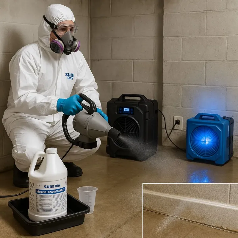 Sanitization and Odor Removal process in Granite Bay, CA